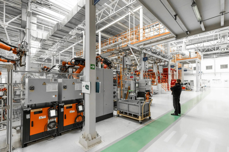 OEM manufacturing facility producing high-quality products for global brands with advanced production technology.